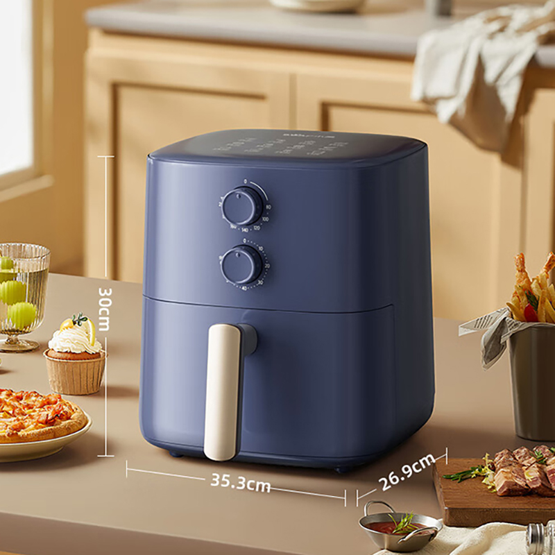 小熊空气炸锅5L免翻面结构设计低噪大容量QZG-H15W7高清大图