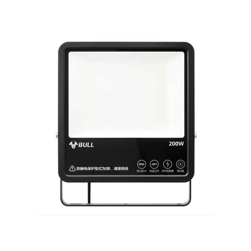 公牛(BULL)led投光灯 户外路灯广告园林照明灯 IP65 200W 白光6500K MG-A200A-AE高清大图