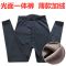 男士光面330克一体裤 XL 建议90-115斤 男士一体保暖裤薄款加绒棉裤特加肥加大高腰打底裤大码光滑面秋裤