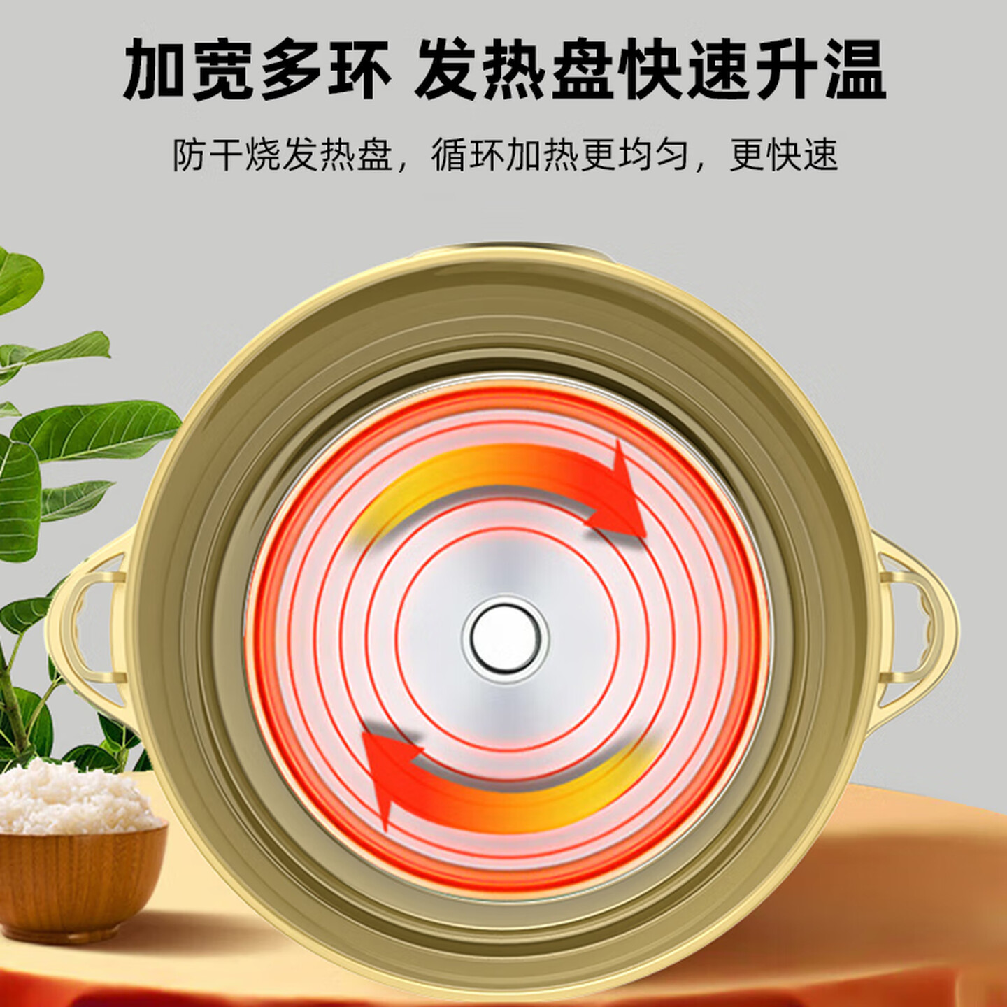 圣托大容量电饭锅商用米饭煲 食堂用多功能煮饭锅 18升大号智能烹煮电饭锅 STF-D18高清大图