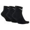 耐克(NIKE) 男女毛巾底3双装透气舒适运动休闲袜子 SX4703-001