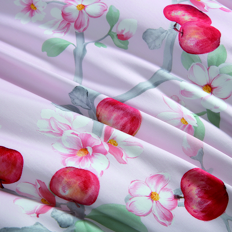 梦洁家纺 梦洁纯棉印花四件套：平安如意1010189098高清大图