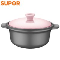 苏泊尔(SUPOR)新陶养生煲怡悦系列浅汤煲汤锅陶瓷煲 家用 燃气 2.5l