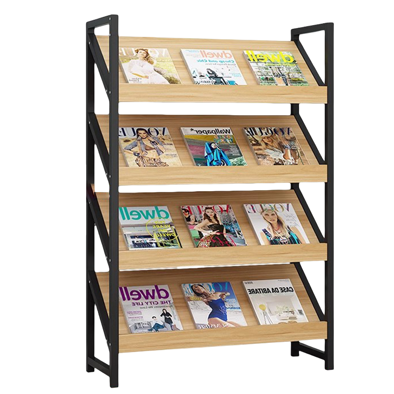 鑫龙悦报刊架四层120cm个高清大图