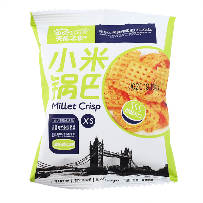 英伦之恋小米锅巴500g份散装称重系列办公室休闲零食多味可选