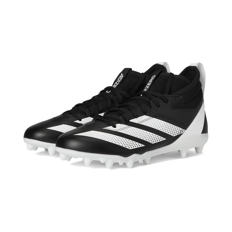阿迪达斯(adidas)阿迪达斯男子足球鞋专业竞技防滑钉战靴青少年比 Black/White/Black 43