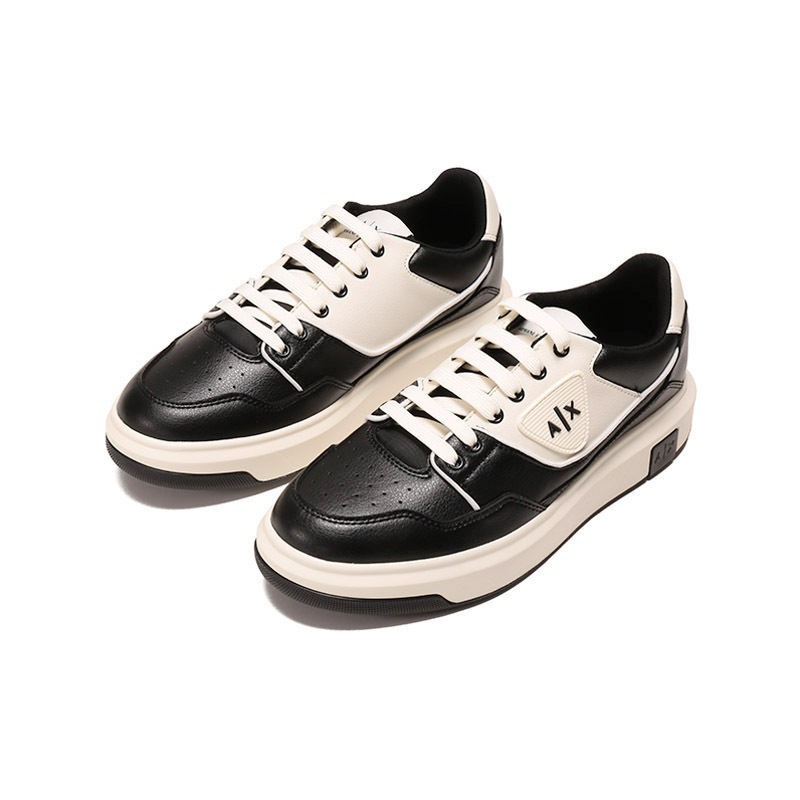 阿玛尼armaniexchange男士系带休闲运动鞋板鞋xux146xv599
