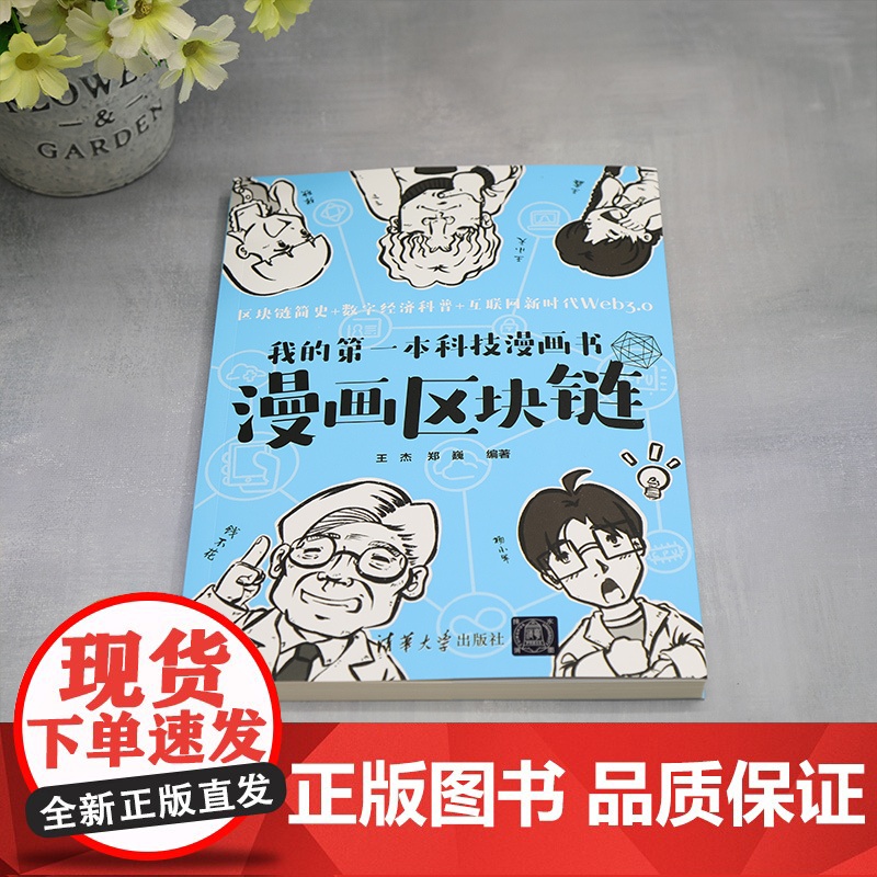 正版新书 我的第一本科技漫画书:漫画区块链 王杰、郑巍 清华大学出版社 区块链技术—普及读物高清大图