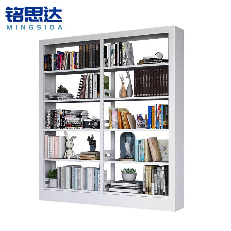 铭思达钢制书架单面1列2组5层组高清大图