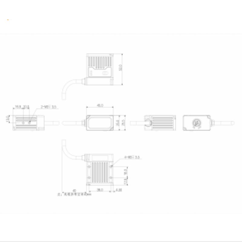 华睿科技 3000系列可调焦机型160万M12网口黑白视觉传感器 SS3016PMG-16H-WGF01 货期2周高清大图