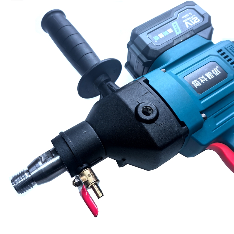 简科智信 锂电无刷水钻 JK6120 8.0Ah 两电一充 套高清大图