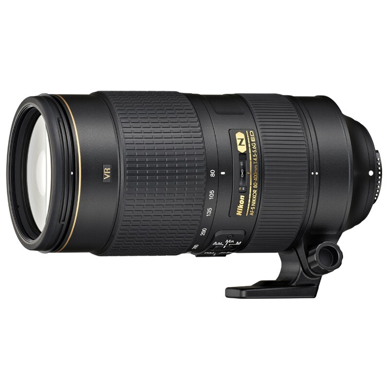 尼康(Nikon) AF-S 80-400mm f/4.5-5.6 G ED VR 尼康卡口 77mm口径 远摄变焦镜头