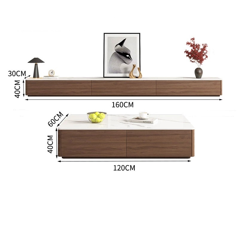 鑫龙都 电视柜+茶几 1.6m 套高清大图