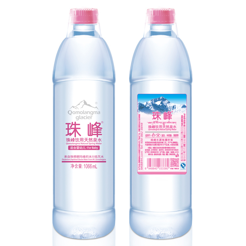 珠峰饮用天然泉水 婴儿水 母婴水 1066ml*1