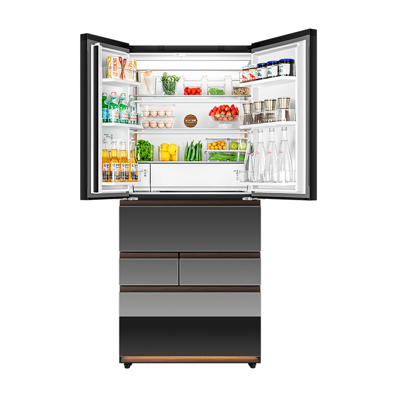 东芝冰箱GR-RM602WI-PG1B1镜夜黑高清大图