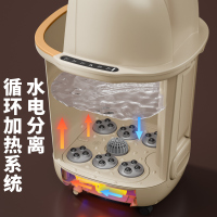 荣事达泡脚桶足浴盆全自动按摩泡脚盆恒温加热高深桶过膝洗脚盆送男女朋友父母老人礼物