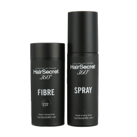 HairSecret 360增髪纖維套裝-自然黑26g+100ml