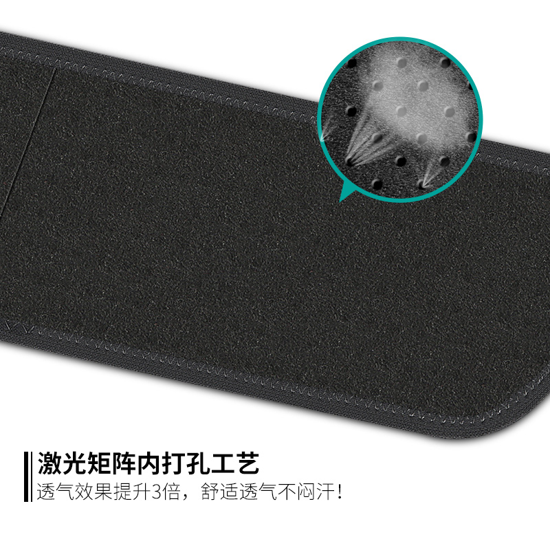 康舒医用固定带-B1后掠翼护腰[黑色]B3018S腰部固定器 腰椎间盘突出腰肌劳损腰托保暖腰围子腰部自发热男女高清大图