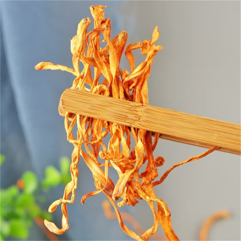 甄选正品虫草花干货菇煲汤官方店金菇干菌菇材料大孢头虫草非特级高清大图
