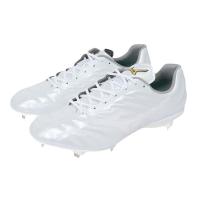 美津浓(Mizuno)男棒球鞋轻量缓震透气防滑专业训练比赛用钉鞋 White 46