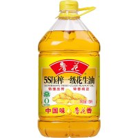 鲁花5S压榨一级花生油5L*1瓶