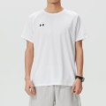 安德玛（Under Armour）短袖男装新款舒适透气圆领运动服时尚潮流T恤21500140-100 ZP M 21500140-100/白色