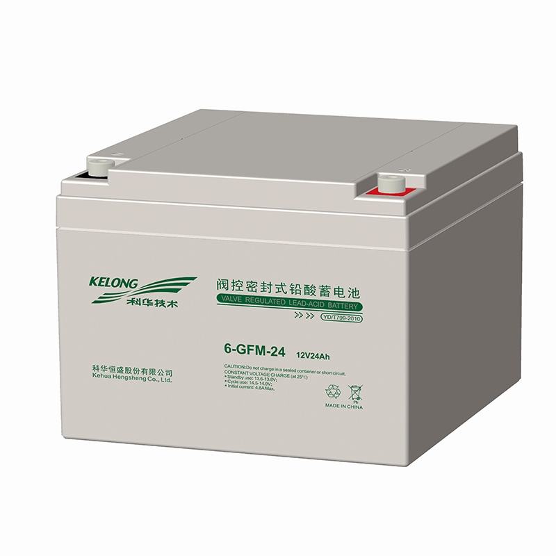 科华技术 KELONG UPS蓄电池12V24AH 6-GFM-24/块高清大图