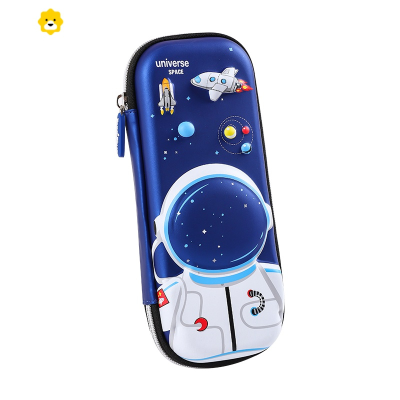 喻娄太空eva立体笔袋小学生男孩火箭文具盒3d儿童宇航员硬壳铅笔盒