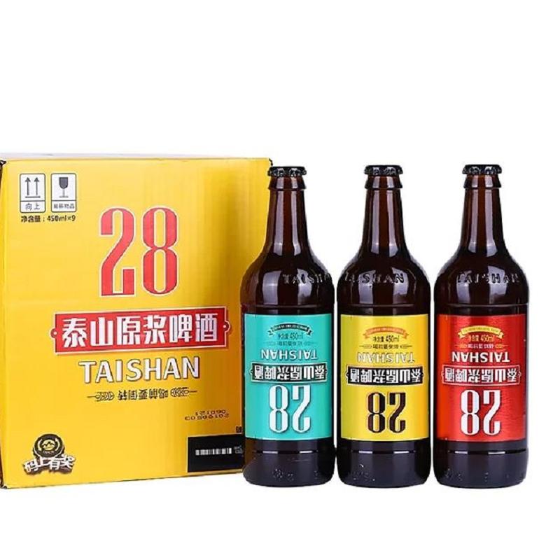 泰山原浆28天鲜活450ml