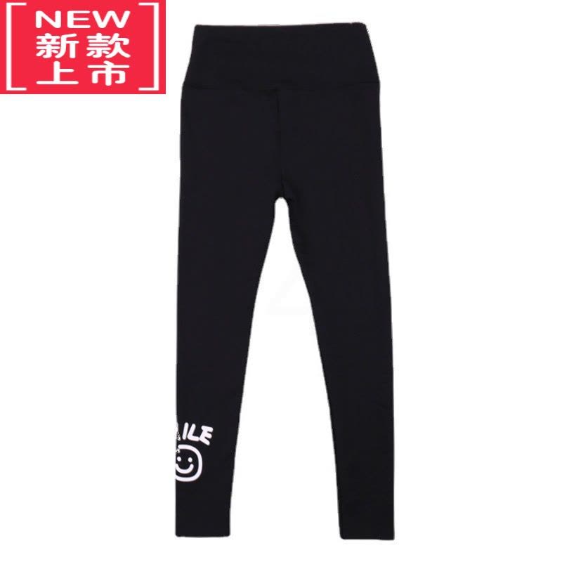 可莉允韩国女童冬时髦休闲百搭鲨鱼裤中大童女孩保暖网红笑脸加绒打底裤保暖裤图片
