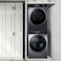 海尔(Haier)洗烘套餐滚筒洗衣机10公斤纤薄杀菌羽绒服洗智能物联GBN100-126+XQG100-BD14126L