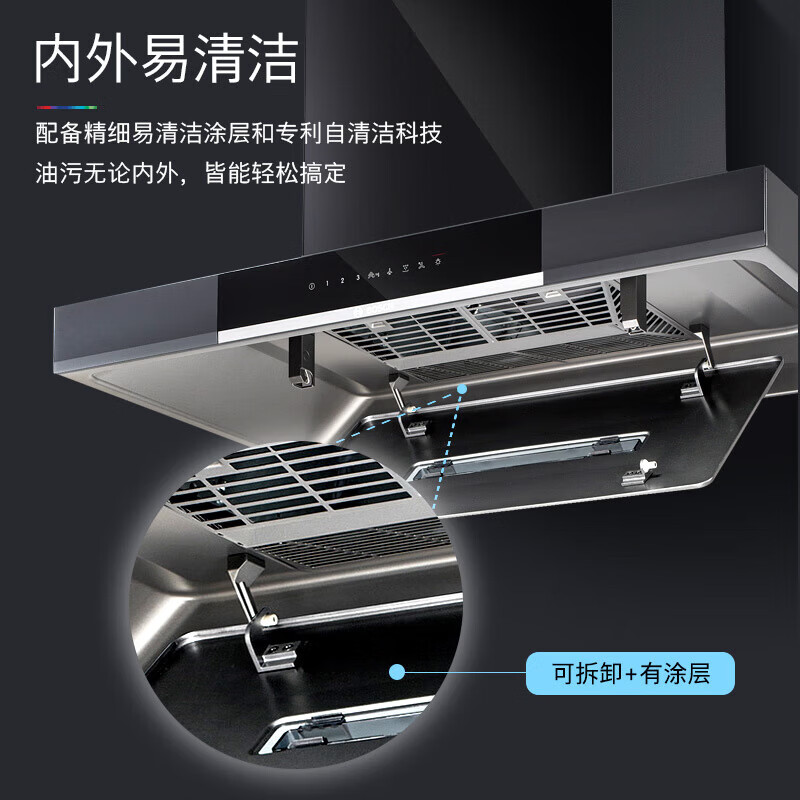 博世(BOSCH)DWF98BC20W[5D飓风环吸]净吸26立方大吸力欧式抽油烟机 内外易清洁 26立方大吸力高清大图