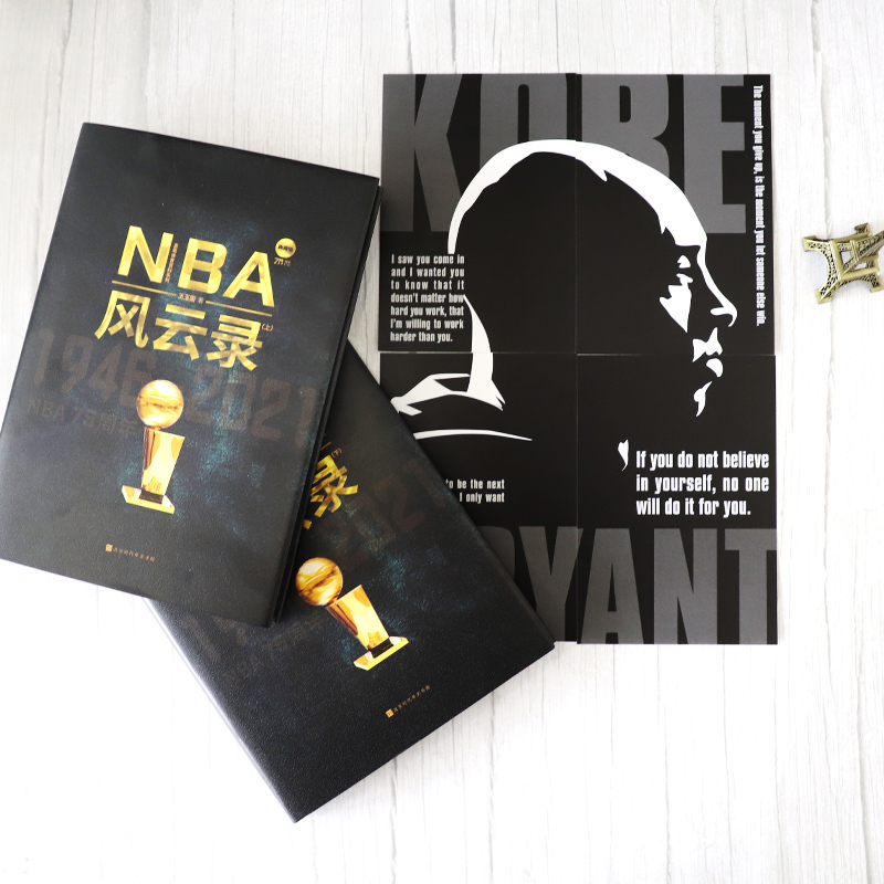[正版]勇士总冠军NBA风云录上下2册 NBA75周年纪念册 经典回眸75年经典赛事风云变化科比黑曼巴勒布朗詹姆斯库里