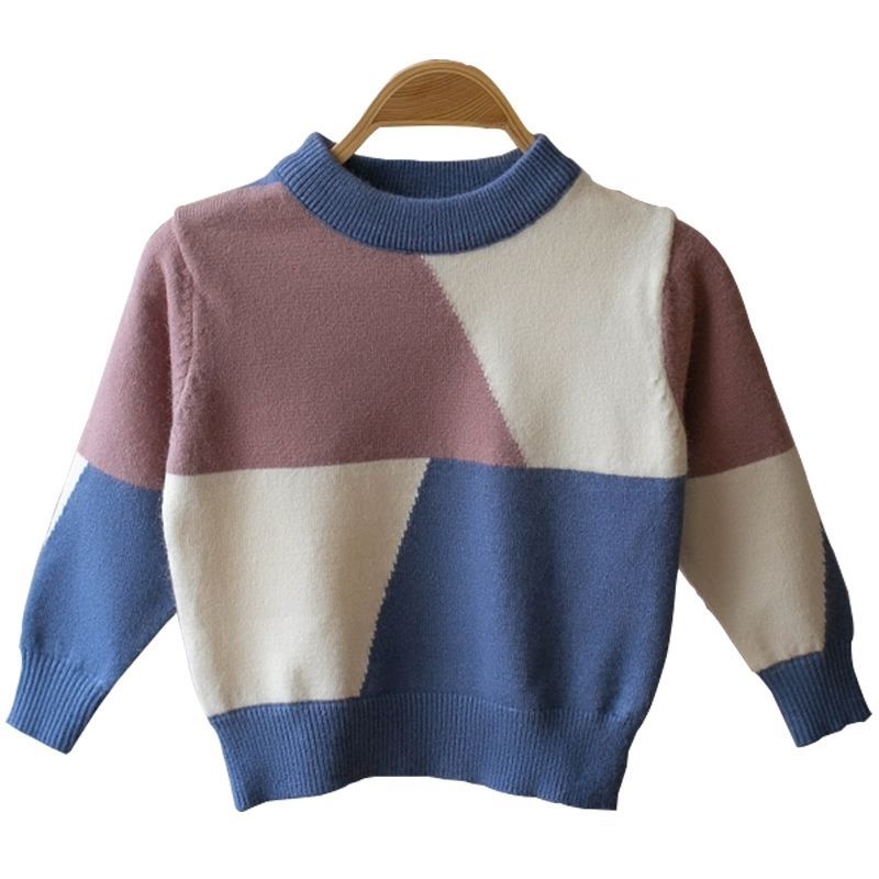 佐丹曼男宝宝毛衣套头1234岁男童针织线衣秋冬半高领婴儿冬装韩版潮5