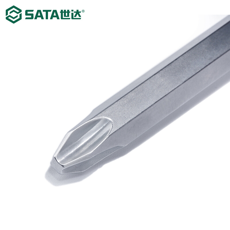 世达(SATA)61707 T系列穿心螺丝批可敲击起子螺丝刀改锥 把 #3*200 十字形2把