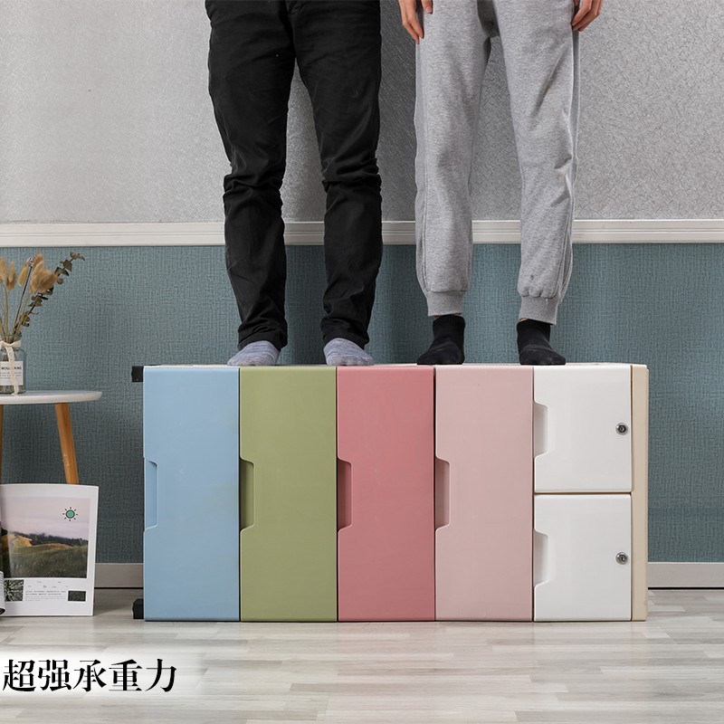 加厚抽屉式收纳柜塑料五斗宝宝衣柜婴儿童玩具整理箱多层储物柜子 三维工匠高清大图