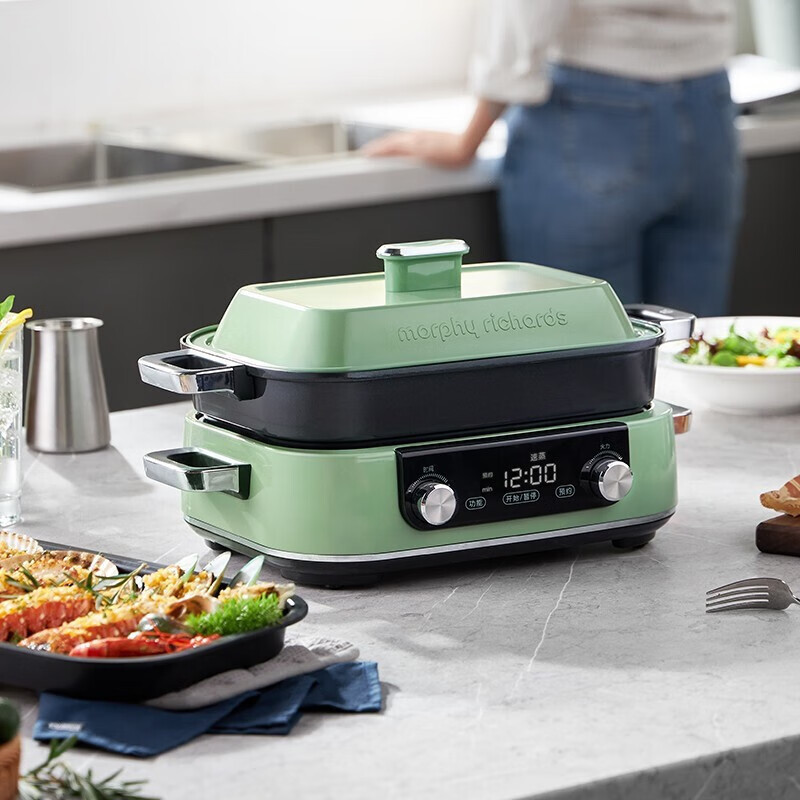 摩飞 多功能锅MR9099 绿色高清大图