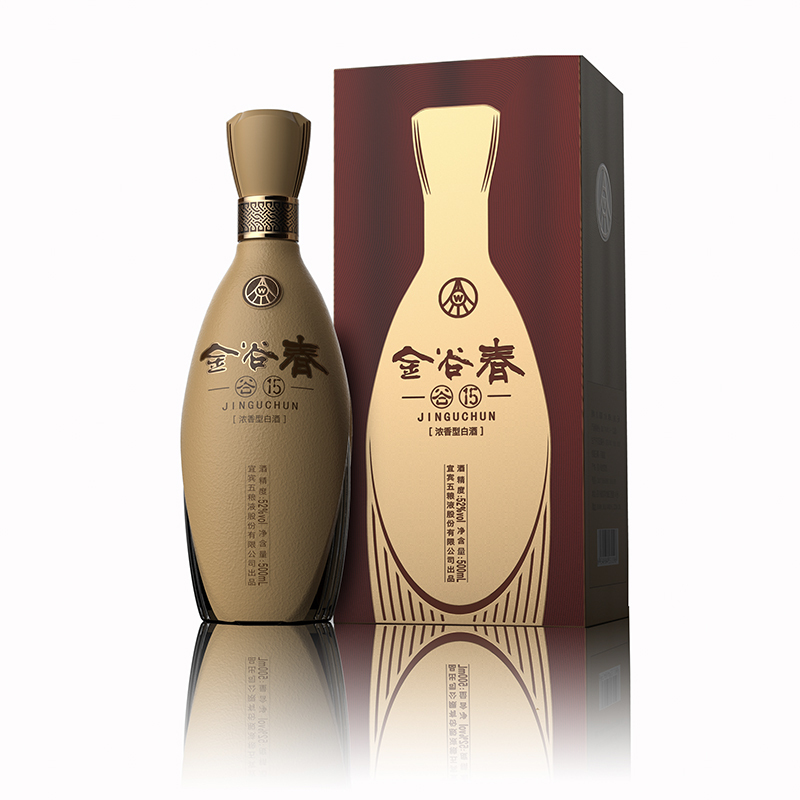 五粮液股份金谷春谷1552度500ml1瓶浓香型白酒