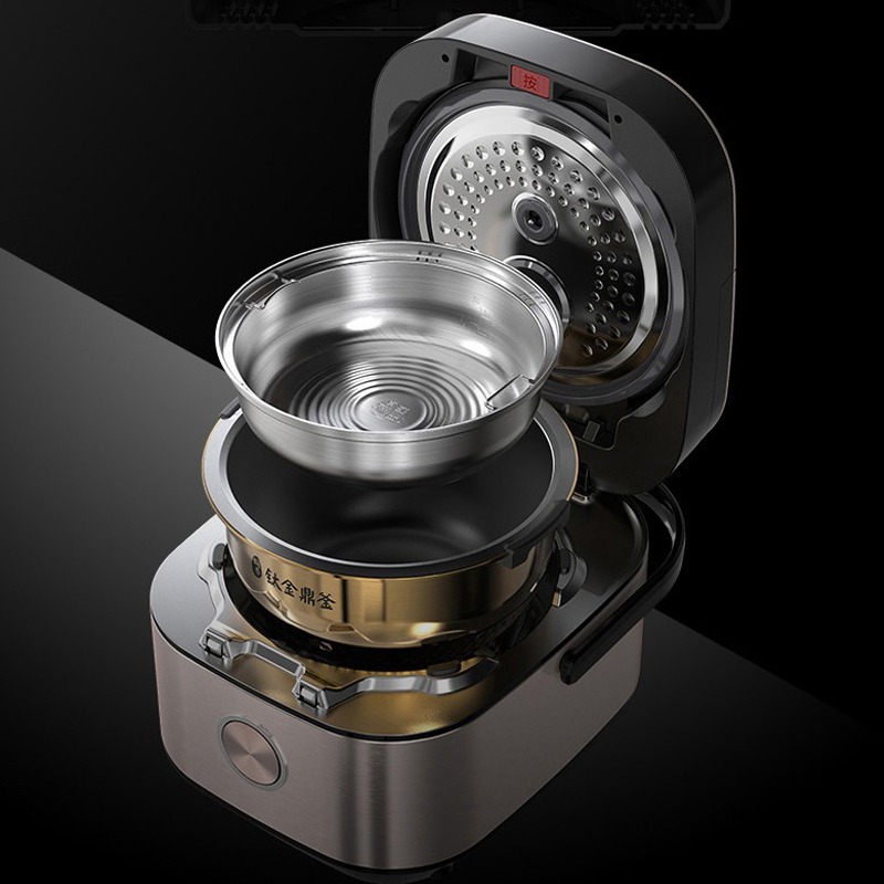 美的(Midea)电饭煲电饭锅ih钛金鼎釜一锅两煮HZ5005Pro