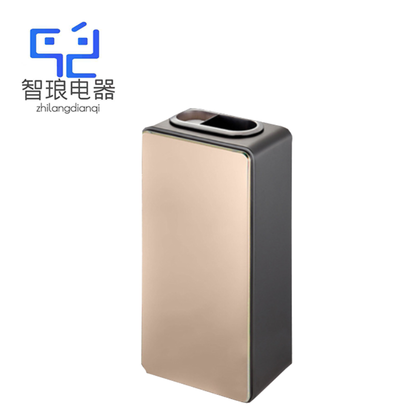 万允 不锈钢加厚立式垃圾桶 38*25cm/个