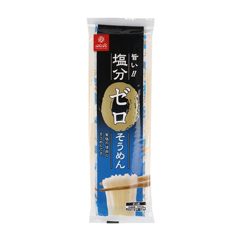 黄金大地Hakubaku 宝宝零盐分有机营养小麦细面 180g/袋 日本原装进口 婴儿面条