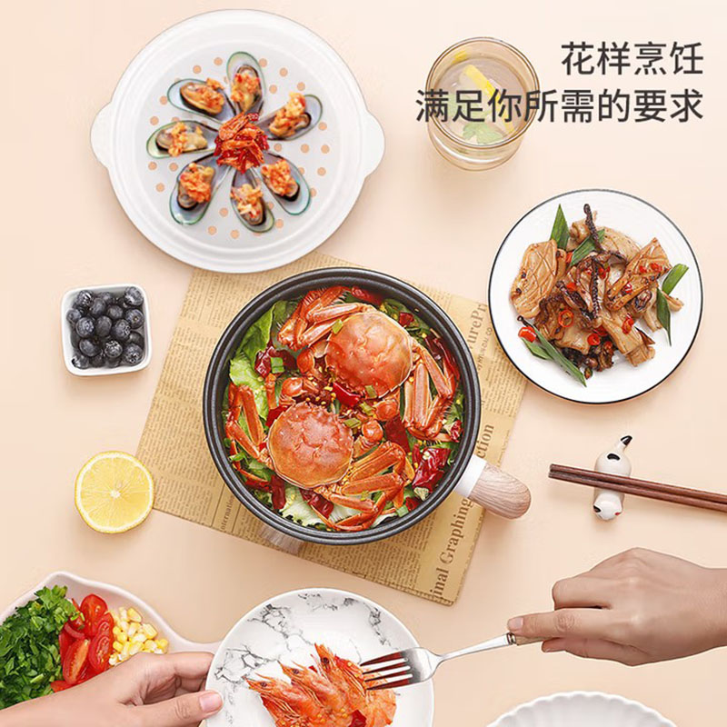 荣事达(Royalstar)电煮锅小电锅宿舍小锅电热锅电火锅多功能 DZG1539高清大图