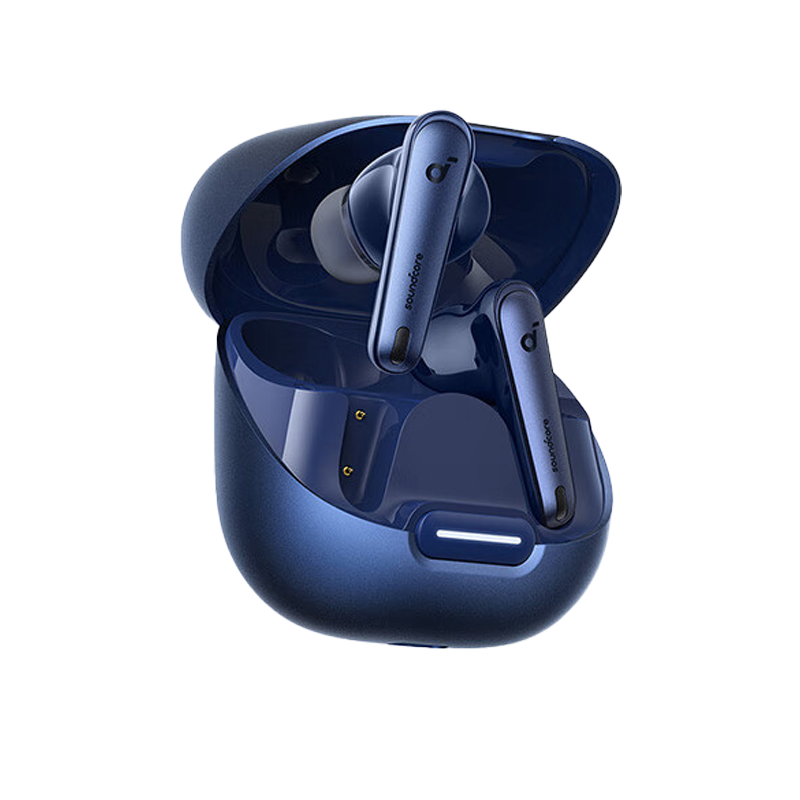 声阔(SoundCore)985降噪舱 Liberty 4 NC 智能降噪真无线TWS入耳式蓝牙耳机适用蓝色高清大图