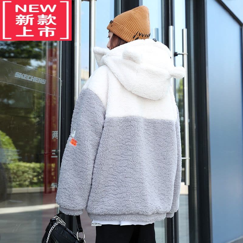 可莉允大女童秋冬装外套2022新款洋气12女孩冬季夹棉加厚棉服15岁女装潮图片