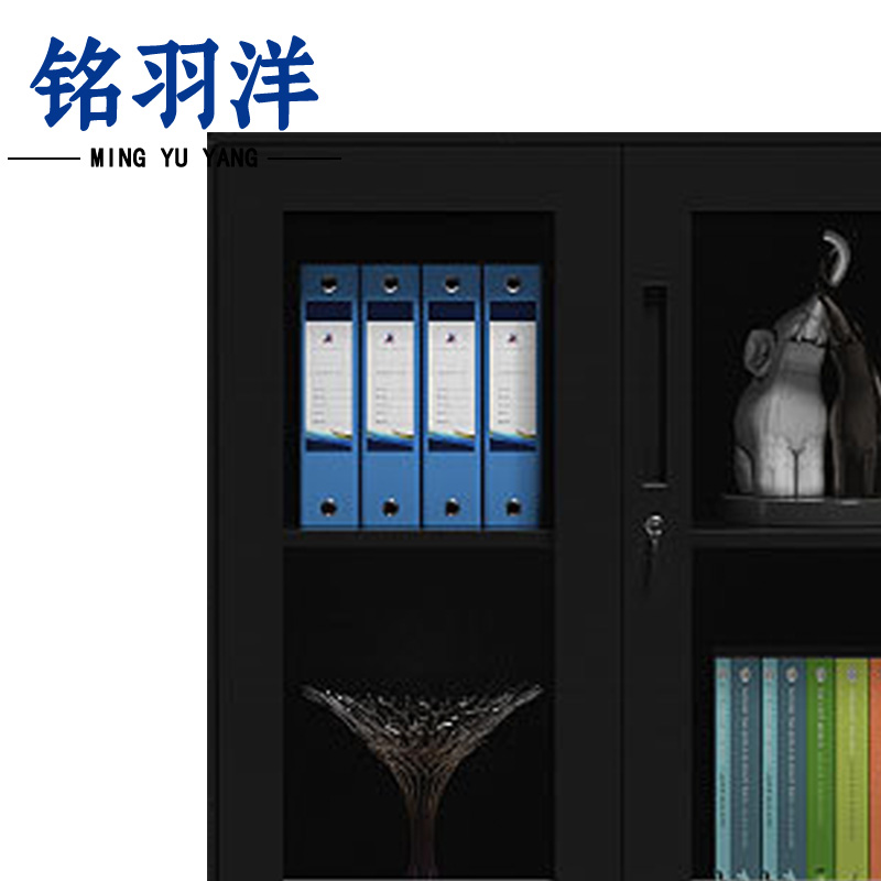 铭羽洋通玻矮柜H-90*40*92.5cm台高清大图