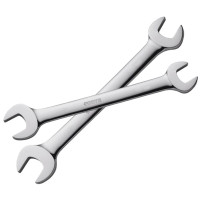 世达(SATA)全抛光双开口扳手 17*19mm 41207 1把