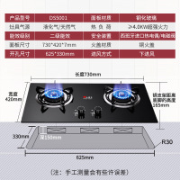 小霸王DS9005+DS5001油烟机套餐烟灶中式吸油烟机燃气灶两件套装特价抽组合15立方米按键式4.0KW(液化气)