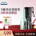 飞利浦（PHILIPS）冲牙器洗牙器 成人便携式洁牙器正畸 立式手持2种洁齿模式 生日情人节礼物HX3826/34