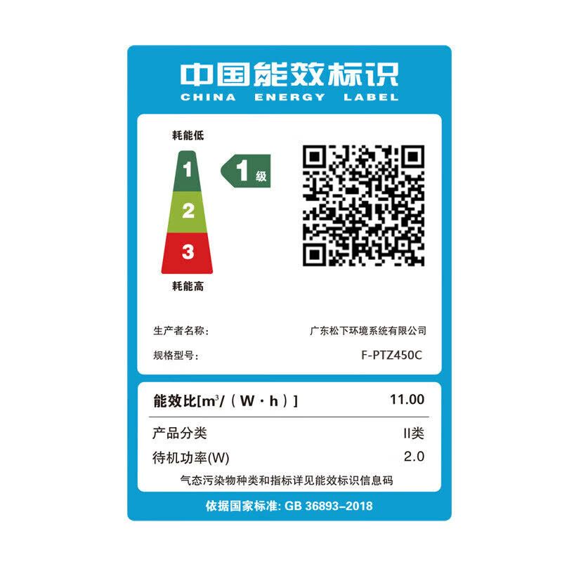 [新品首发]松下(Panasonic)宠物用空气净化器吸猫毛狗毛浮毛除异味烟味甲醛过敏原 F-PTZ450C图片