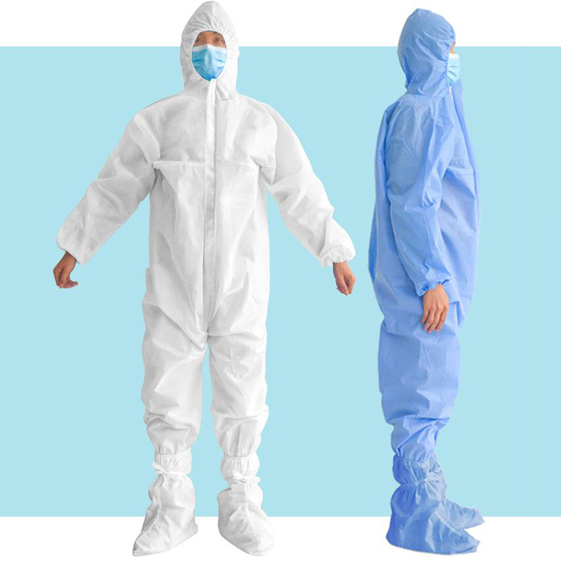 海迪科 一次性医用隔离防护衣 全身无纺布隔离服 B型连体式覆膜隔离防护工作服（不含鞋套）